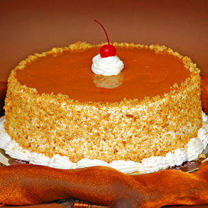 Caramelo con Hojaldre